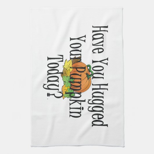 T-SHIRT Hug je pompoen Theedoek (Verticaal)
