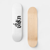 T-shirt-Huk/Beloved Laos Laotian Language Script Skateboard (Voorkant)