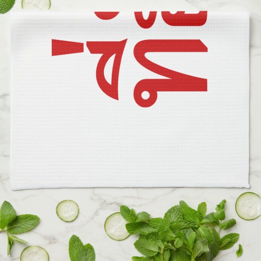 T-shirt-huk ~ Bewonnen in de Thaise Isan-taal Theedoek (Gevouwen)