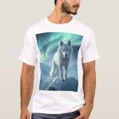 T-Shirt husky blauwe ogen (Voorkant)
