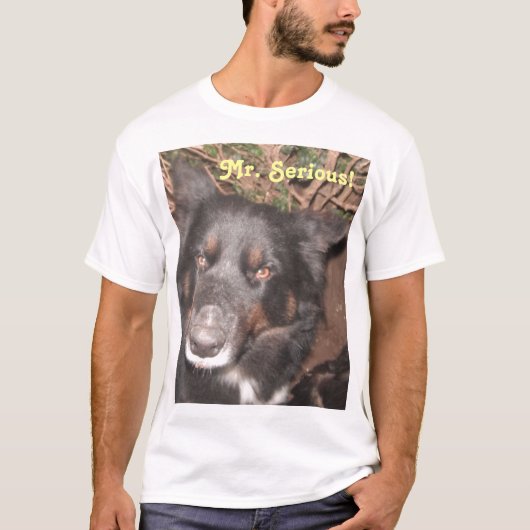 T-Shirt Husky Collie Cross (Voorkant)