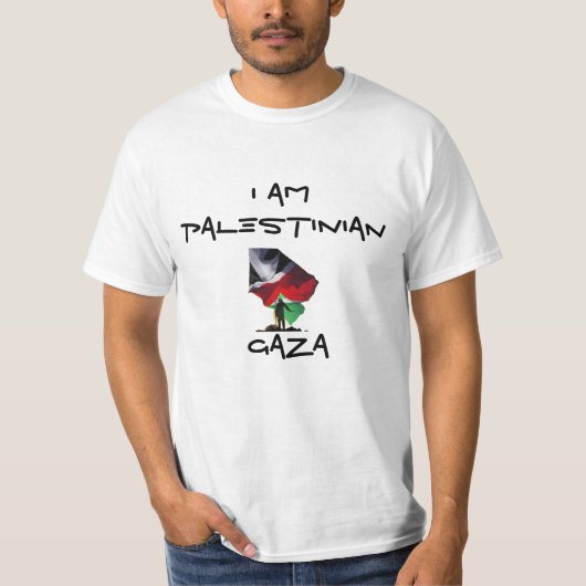 T-shirt I am Palestijn (Voorkant)