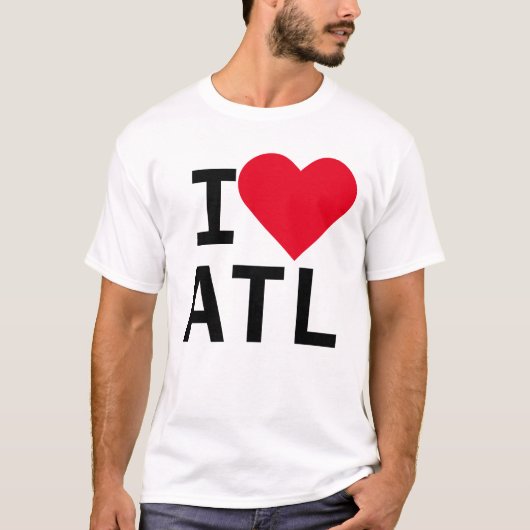T-shirt "I Heart ATL" (Voorkant)