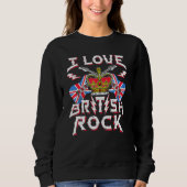 T-shirt I Love Guitar Rock Music Plus Size (Voorkant)