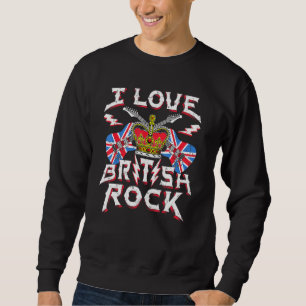 T-shirt I Love Guitar Rock Music Plus Size