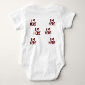 T-shirt - I’m Here – Silent presence (Achterkant)