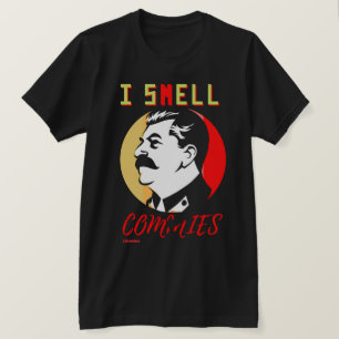 T-shirt "I SMELL COMMIES 3 STALIN"