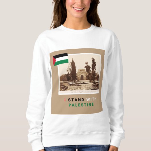 T-shirt "I Stand With Palestine" (Voorkant)