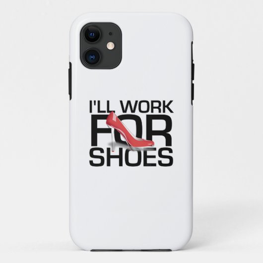 T-SHIRT I Werk voor schoenen Case-Mate iPhone Case (Achterkant)