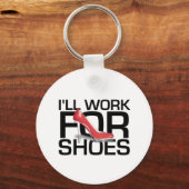 T-SHIRT I werk voor schoenen Sleutelhanger (Voorkant)