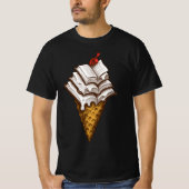 T-shirt Ice Cream Books (Voorkant)