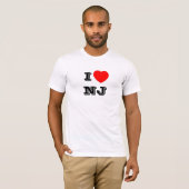T-shirt "I'hart' NJ" (Voorkant volledig)