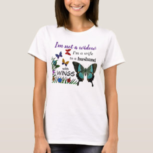 T-shirt "Ik ben geen weduwe, ik ben een vrouw van