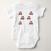T-shirt - Ik ben hier – Stille aanwezigheid (Achterkant)