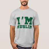 T-Shirt Ik ben moslim, tumbler t-shirt, islam shir (Voorkant)