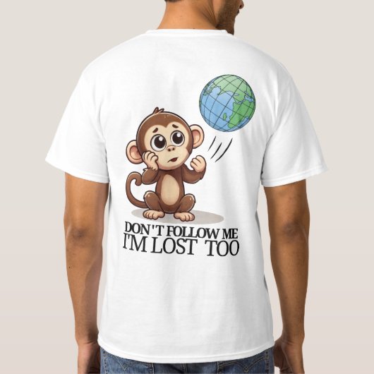 T-SHIRT - Ik ben verdwaald (Achterkant)