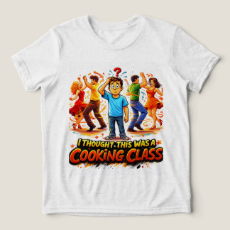 T-shirt Ik dacht dat dit een kookles was salsa