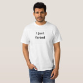 t-shirt "Ik heb net een scheet gelaten" (Voorkant volledig)