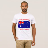 T-shirt Ik hou van Australië Australiërs houden va (Voorkant volledig)