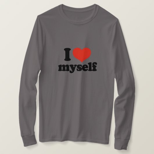 T-shirt "Ik hou van mezelf" (Design voorkant)