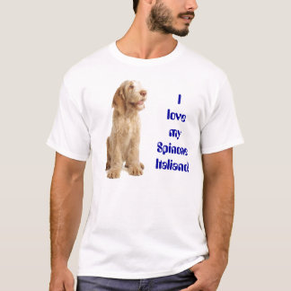T-shirt - "Ik hou van mijn Spinone..."
