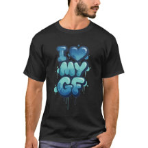 T-shirt 'Ik hou van mijn vriendin' – Grappig koppe