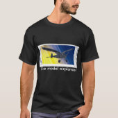 T-shirt - Ik hou van modelvliegtuigen! (Voorkant)