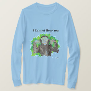 T-shirt: Ik kan je niet horen T-shirt