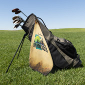 T-SHIRT ik kom uit Minnesota Golfhanddoek (Groen)