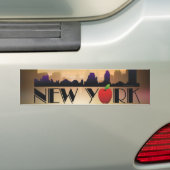 T-SHIRT ik kom uit New York Bumpersticker (Op auto)