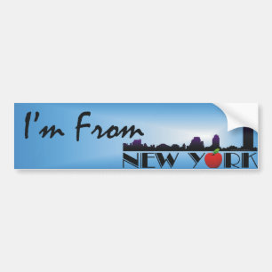 T-SHIRT ik kom uit New York Bumpersticker