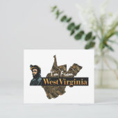 T-SHIRT ik kom uit West Virginia Briefkaart (Staand voorkant)