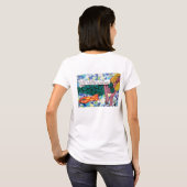 T=SHIRT-ik speel gewoon in het zand. T-shirt (Achterkant volledig)
