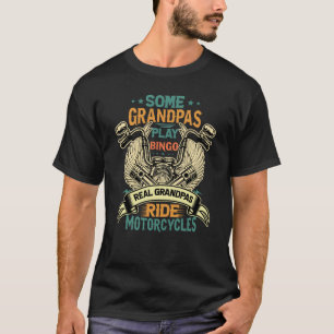 T-shirt in bikerstijl