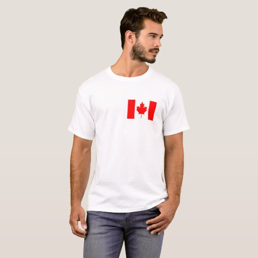T-shirt in Canada (Voorkant volledig)