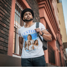 T-shirt in de stijl van een 90's bootleg rap shirt