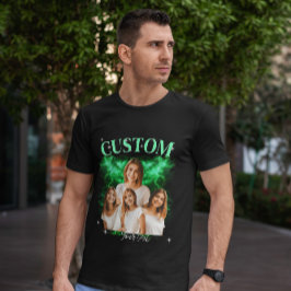T-shirt in de stijl van een illegale bootleg uit d
