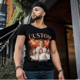T-shirt in de stijl van een illegale bootleg uit d