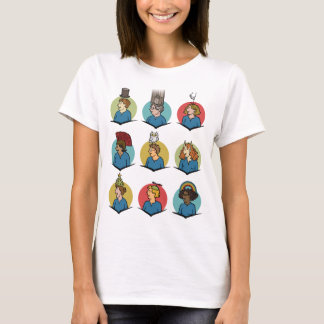 T-shirt in de vorm van amasong funnies girly