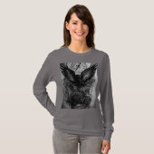 T-shirt in de VS: Zazzle's Basic T-shirt met lange (Voorkant volledig)