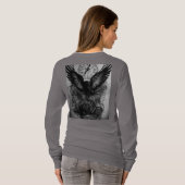 T-shirt in de VS: Zazzle's Basic T-shirt met lange (Achterkant volledig)