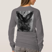 T-shirt in de VS: Zazzle's Basic T-shirt met lange (Achterkant)