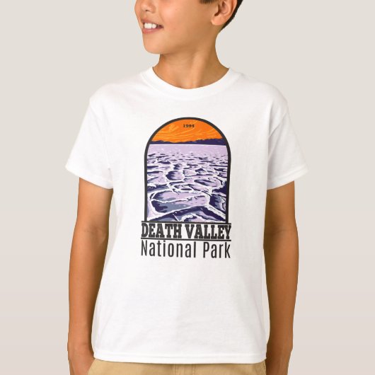  T-Shirt in het Nationaal Park Death Valley (Voorkant)
