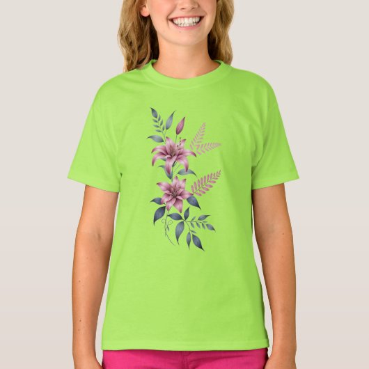T-shirt in lichte kleur (Voorkant)
