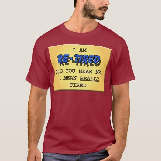 T-shirt in ruste (Voorkant)