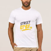 T-shirt in straatstijl (Voorkant)
