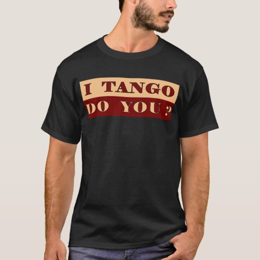 t-shirt in tango red (Voorkant)
