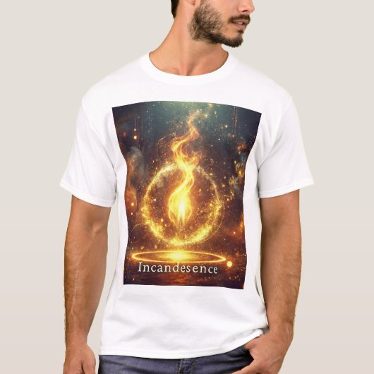 T-shirt "Incandescence" – Stralende energie (Voorkant)