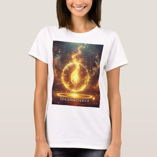 T-shirt "Incandescence" – Stralende energie (Voorkant)