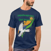 T-Shirt Indian Independence Day Poster  (Voorkant)